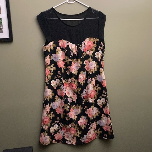 Eve Gravel Pink Midi A-line Dress with Sweetheart Neckline - Picture 1 of 9